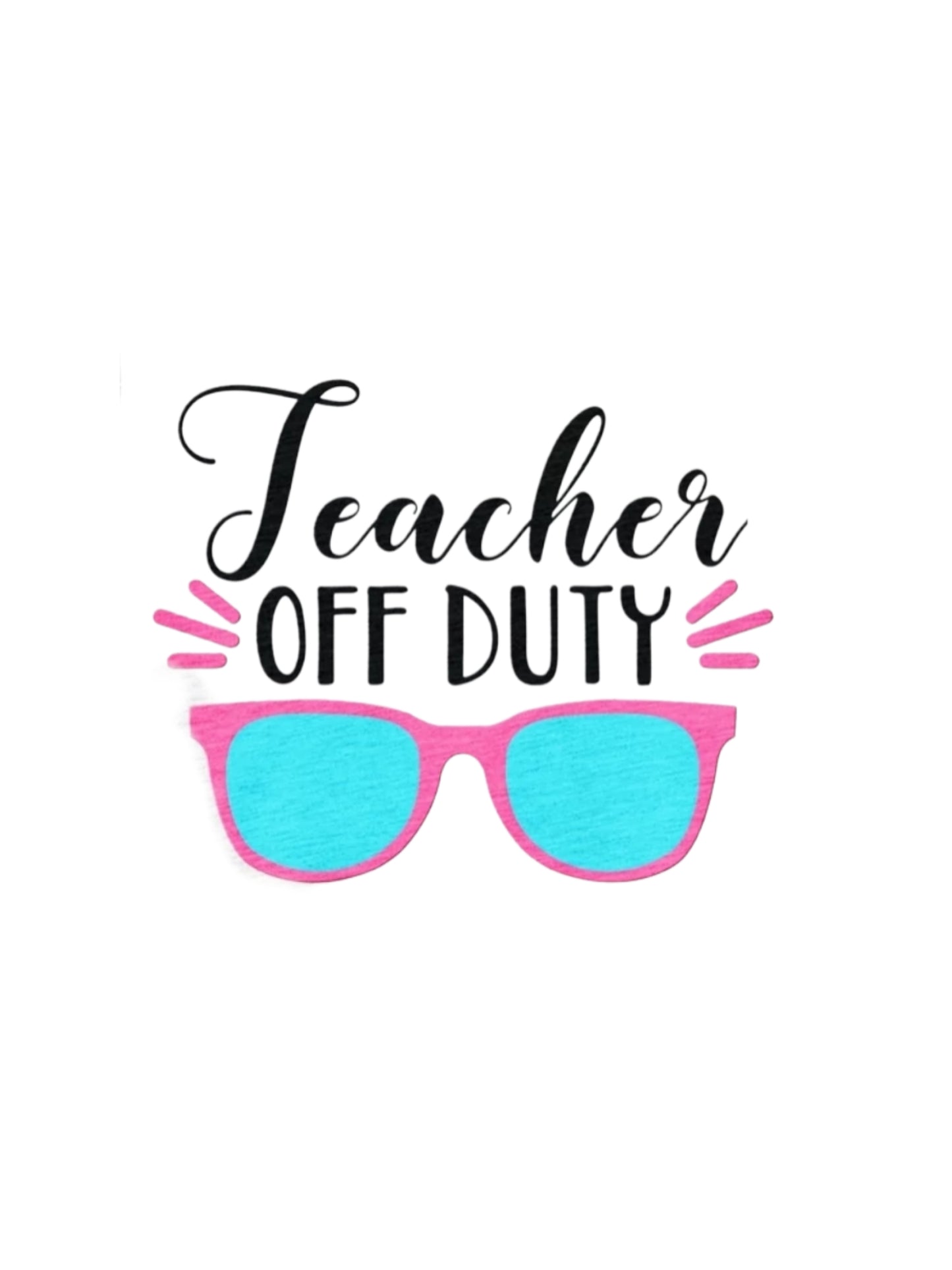 Teacher off duty