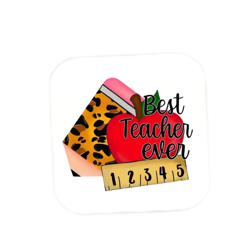 Best teacher ever (leopard print)