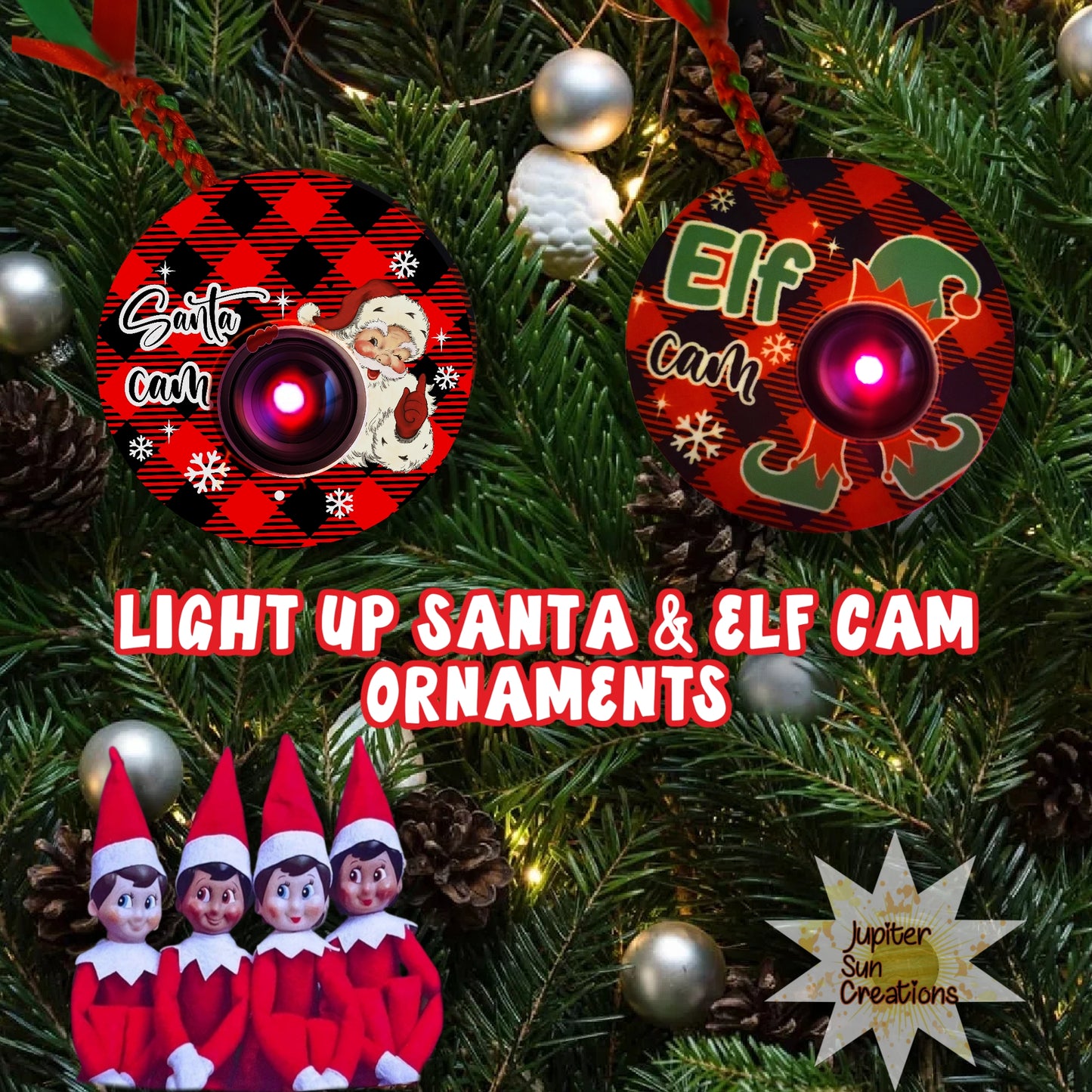 Light up santa cam