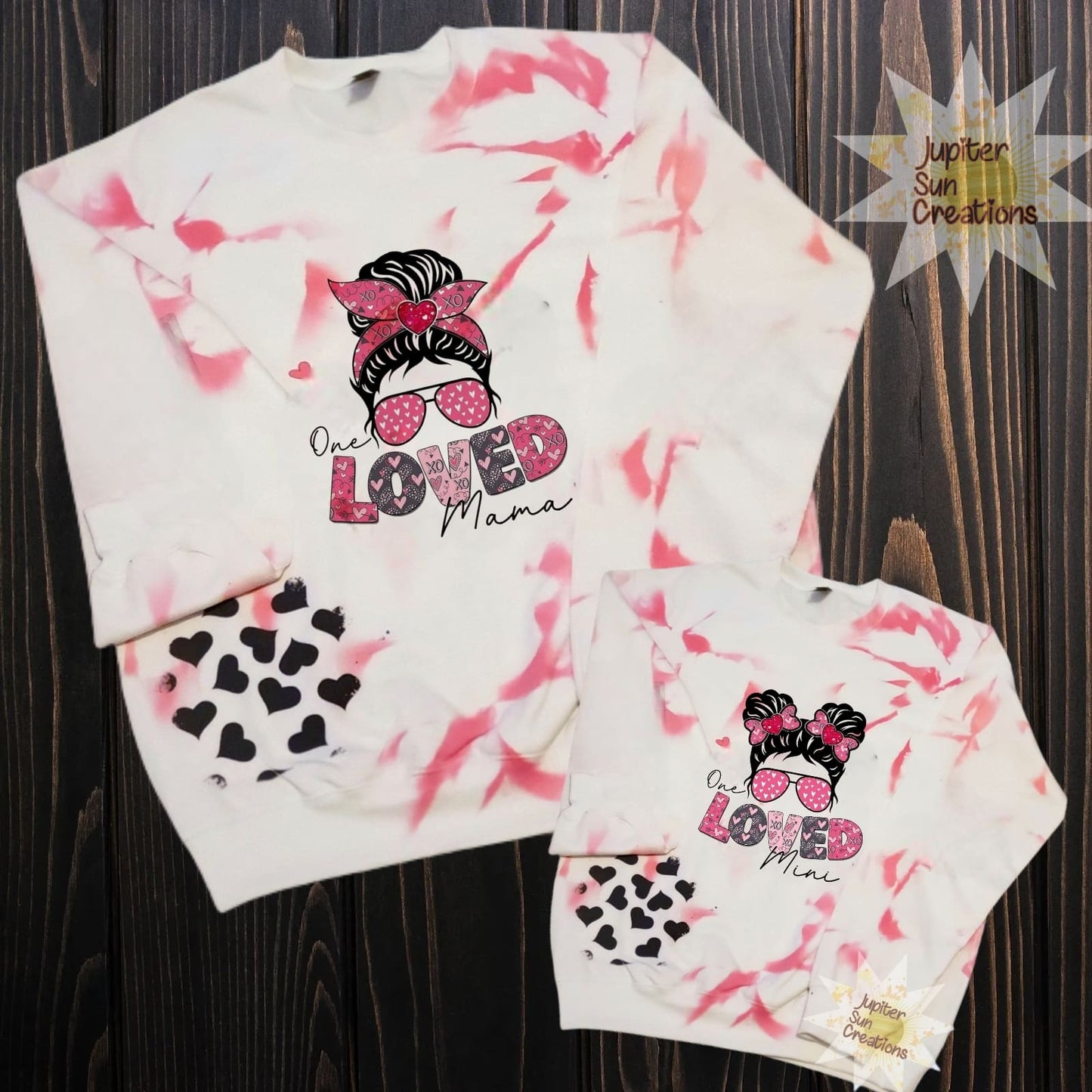 Tye dye mom and mini set