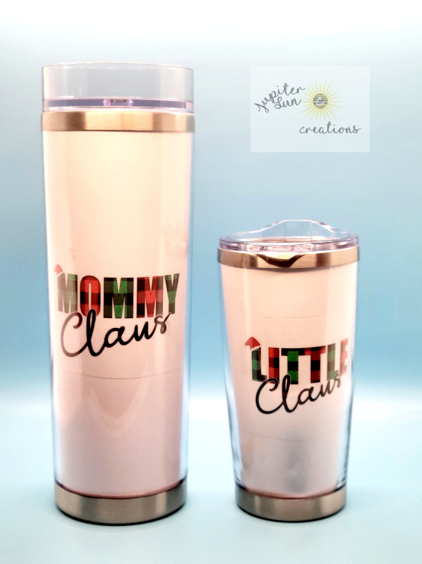 Mommy and little claus set