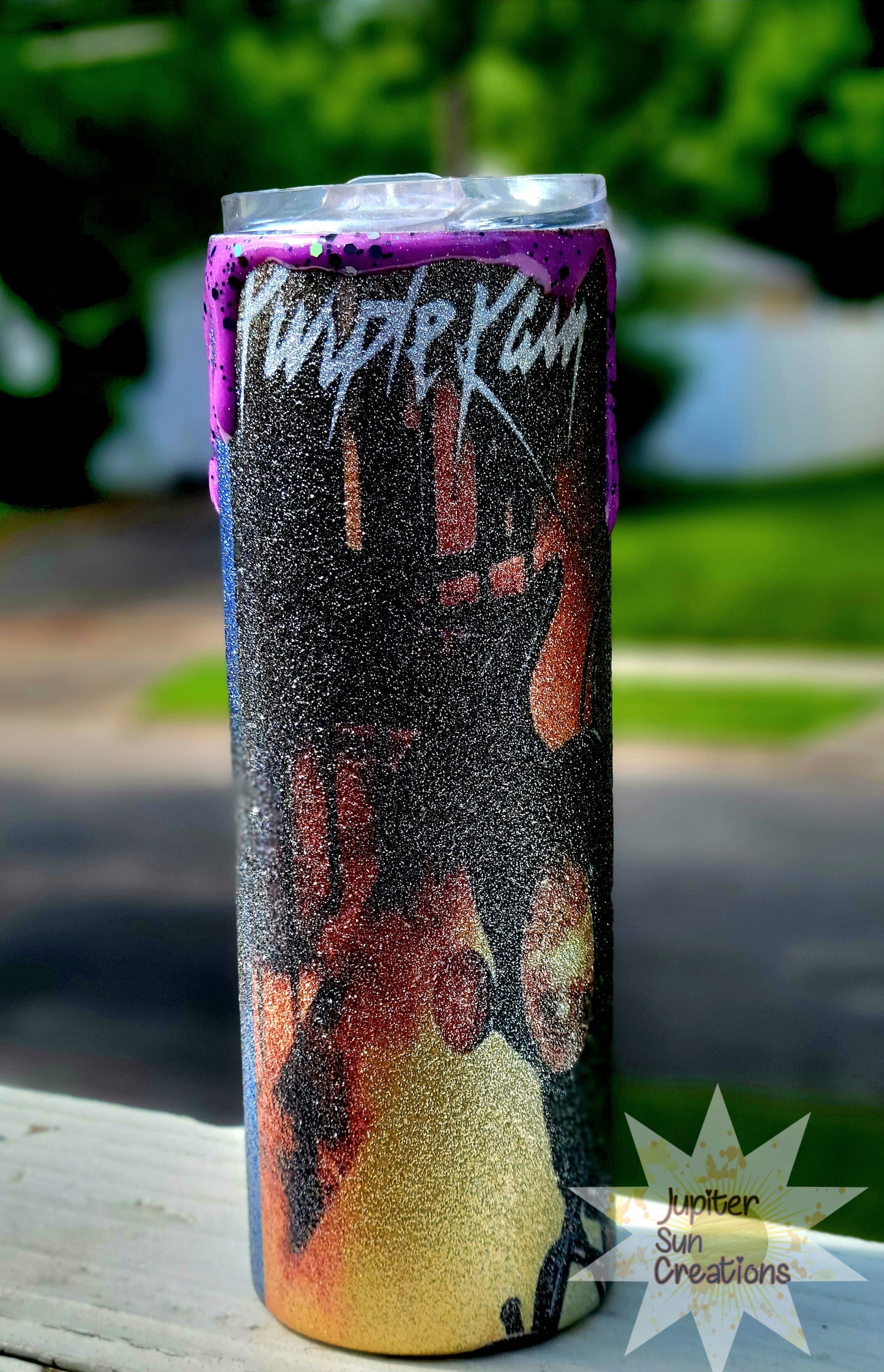 Purple rain with drip