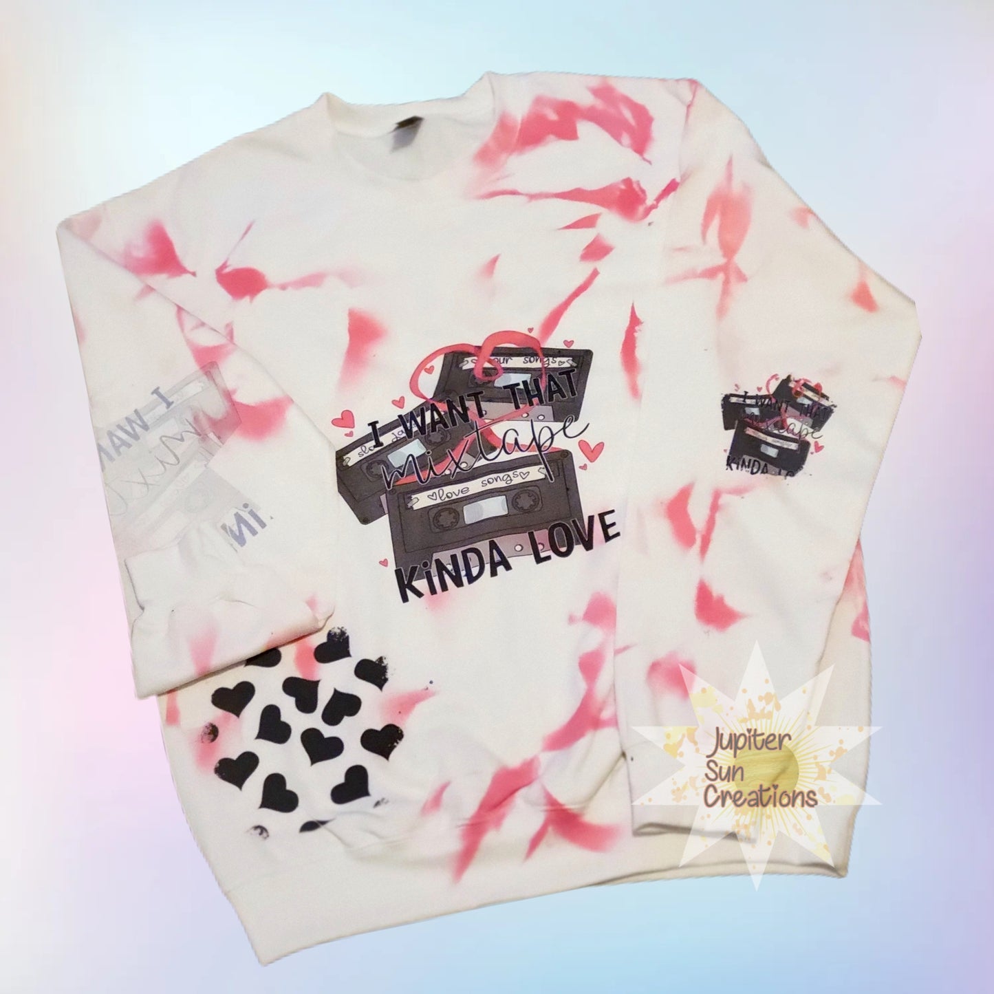 Tye dye mixed tape love
