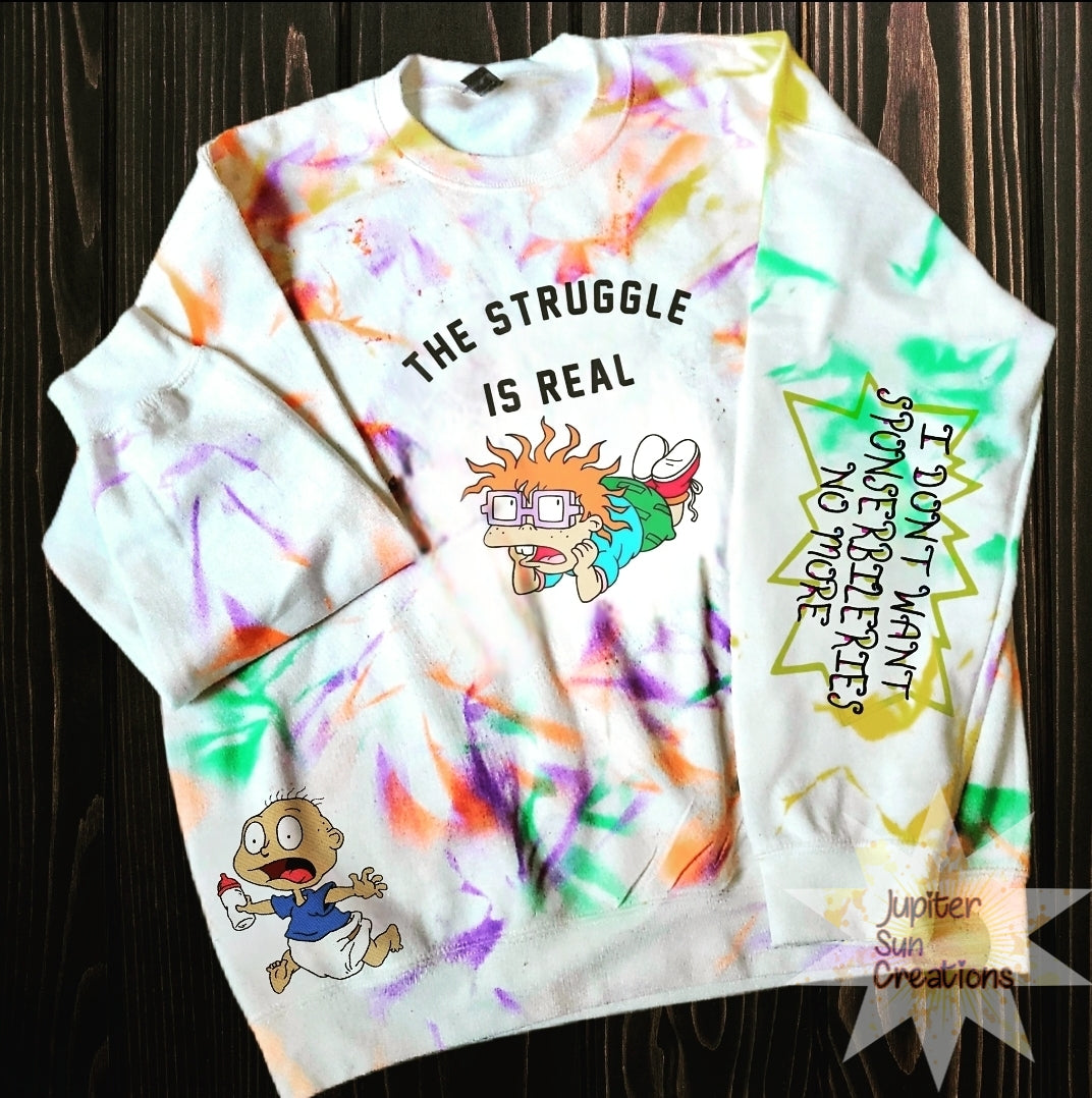 Tye dye the struggle rugrats