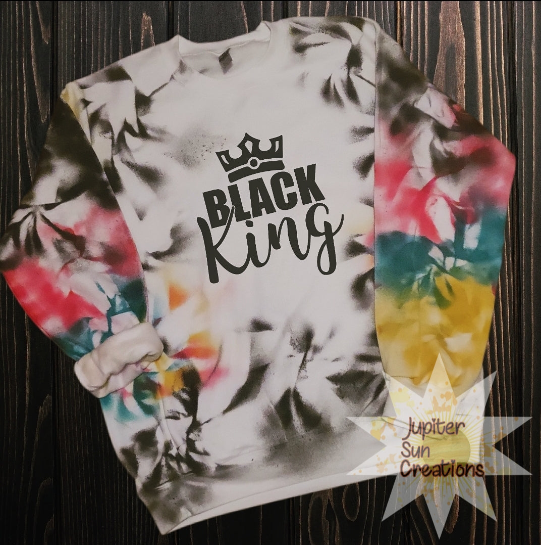 Tye dye Black King