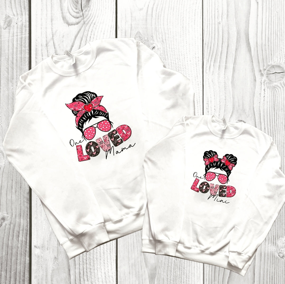 One loved mom and mini set
