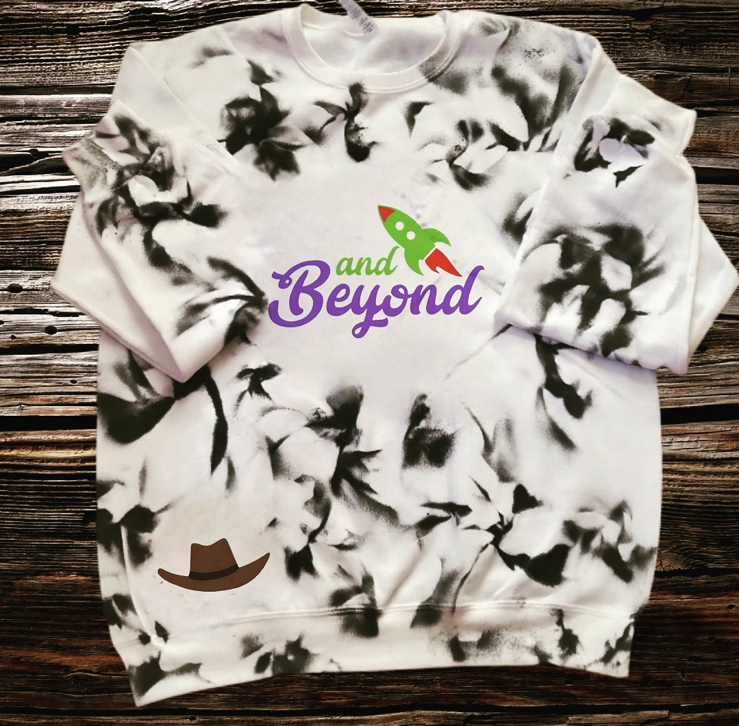 Tye dye to beyond and to infinity set