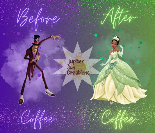 Before and after coffee (PF)
