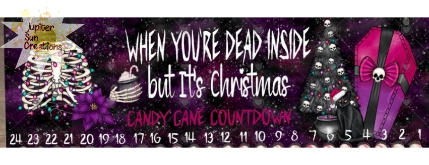 Candycane countdown without lights