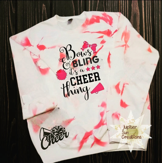Youth tye dye cheer life
